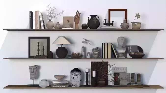 Description display deco 3D model 06