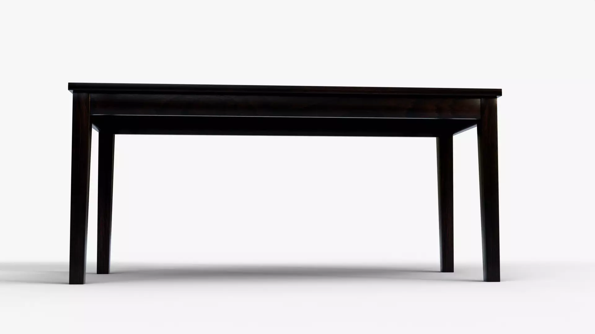 Perfect Woodcraft Sheesham Wood 6 Seater Dining Table Low-poly 3D model_5