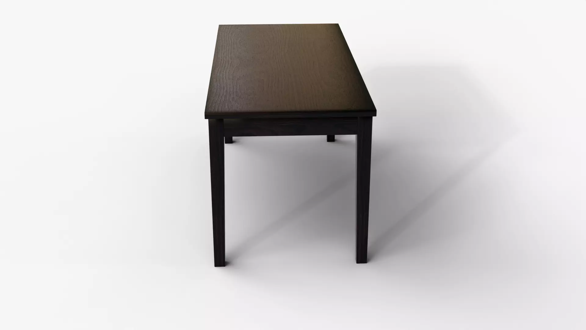 Perfect Woodcraft Sheesham Wood 6 Seater Dining Table Low-poly 3D model_4