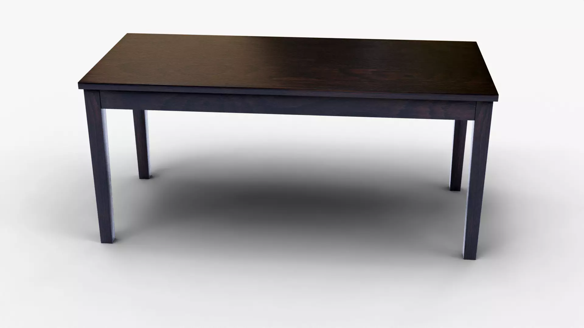 Perfect Woodcraft Sheesham Wood 6 Seater Dining Table Low-poly 3D model_6