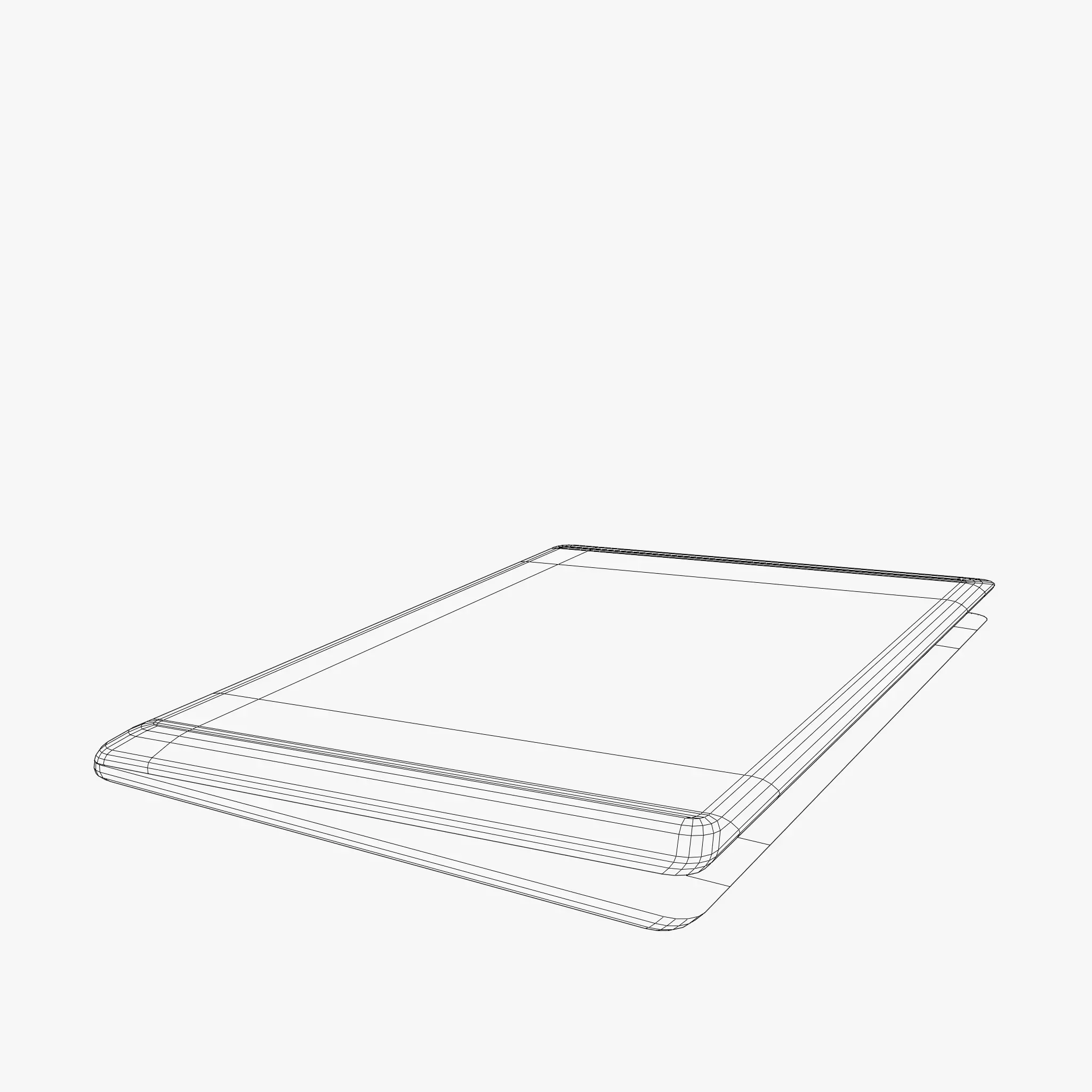 Laptop Low-poly 3D model_8