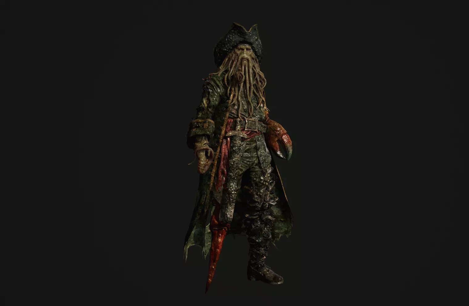 Davy Jones 3D model_1