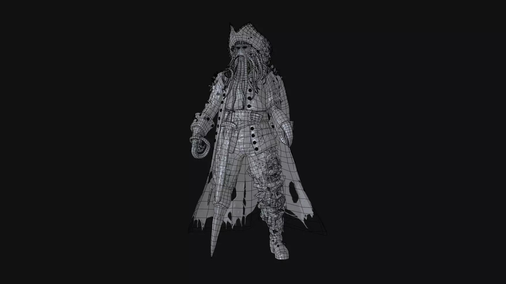 Davy Jones 3D model_2