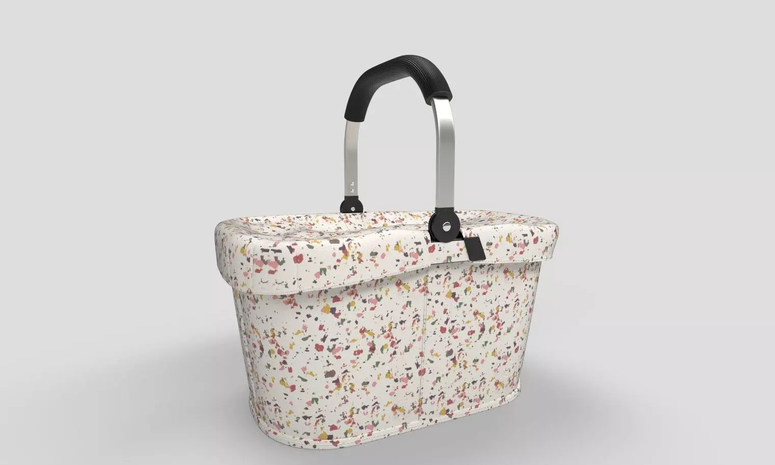 Modern Picnic Basket  3D model_0