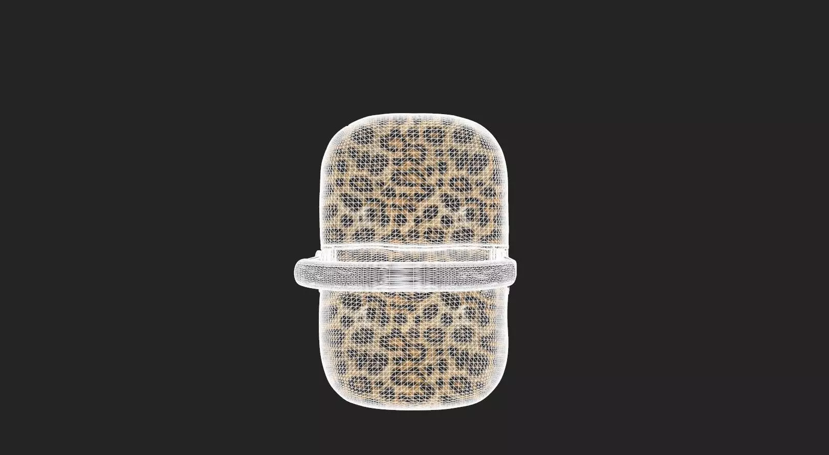 Modern Picnic Basket  3D model_8