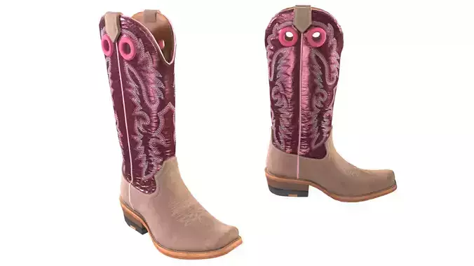  Womens Pink Cowboy Boots