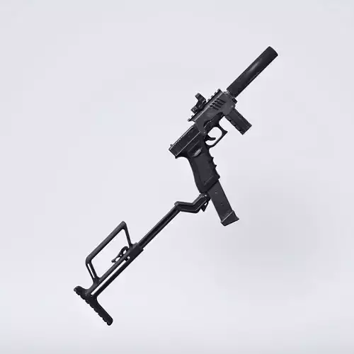 G18C Silenced Automatic Pistol TK for G8F and G9 3D model