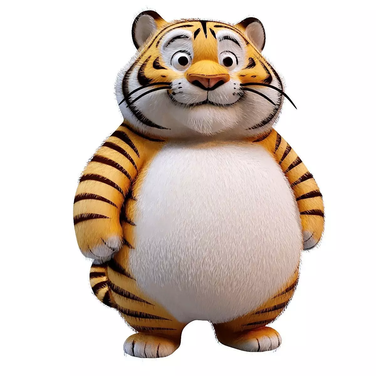 Tiger Toy 3D model_0