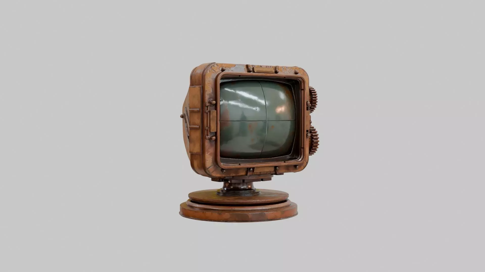 Sci Fi Monitor Low-poly 3D model_5
