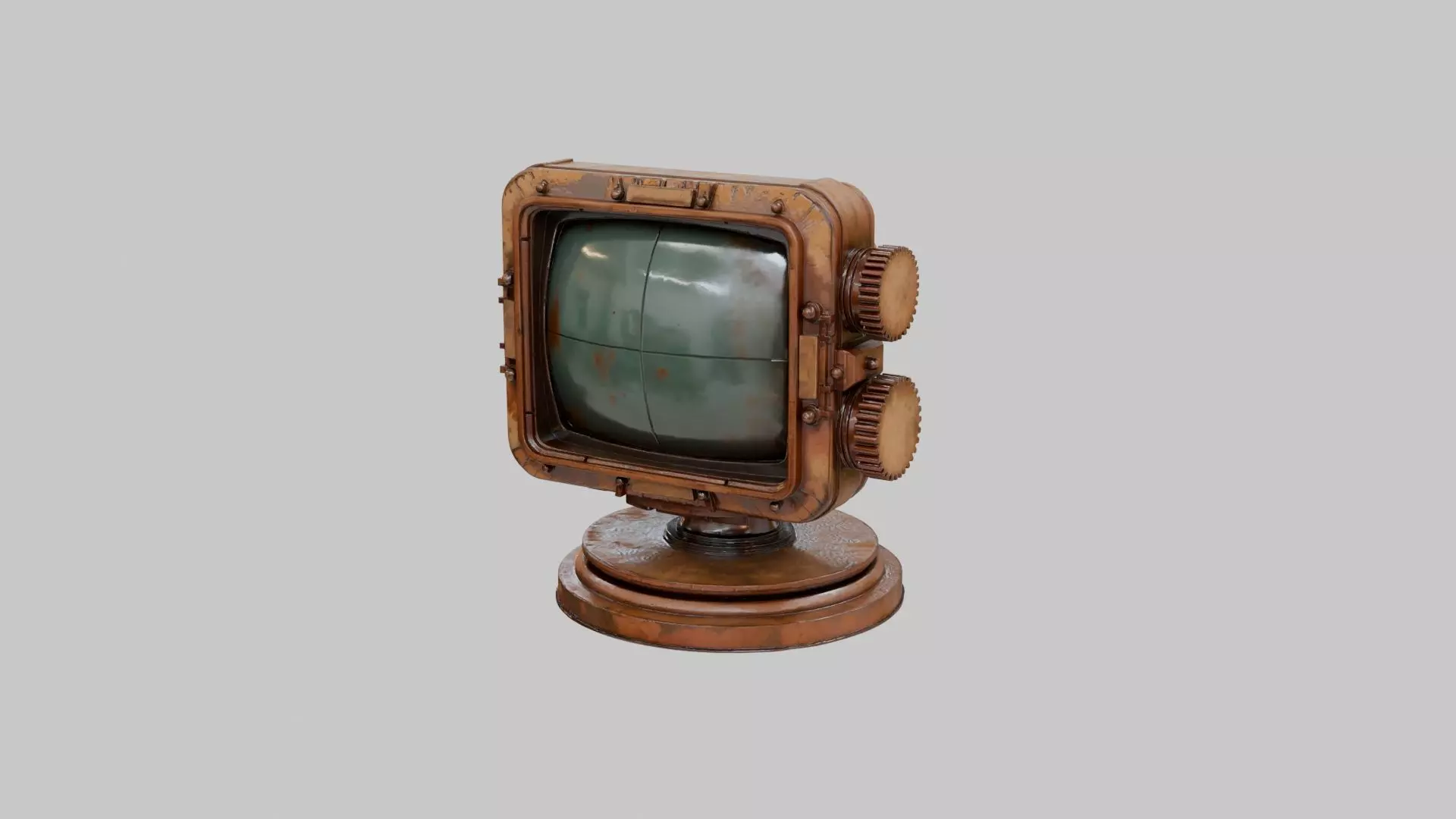 Sci Fi Monitor Low-poly 3D model_2
