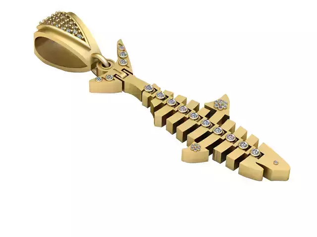 FISH BONES PENDANT 