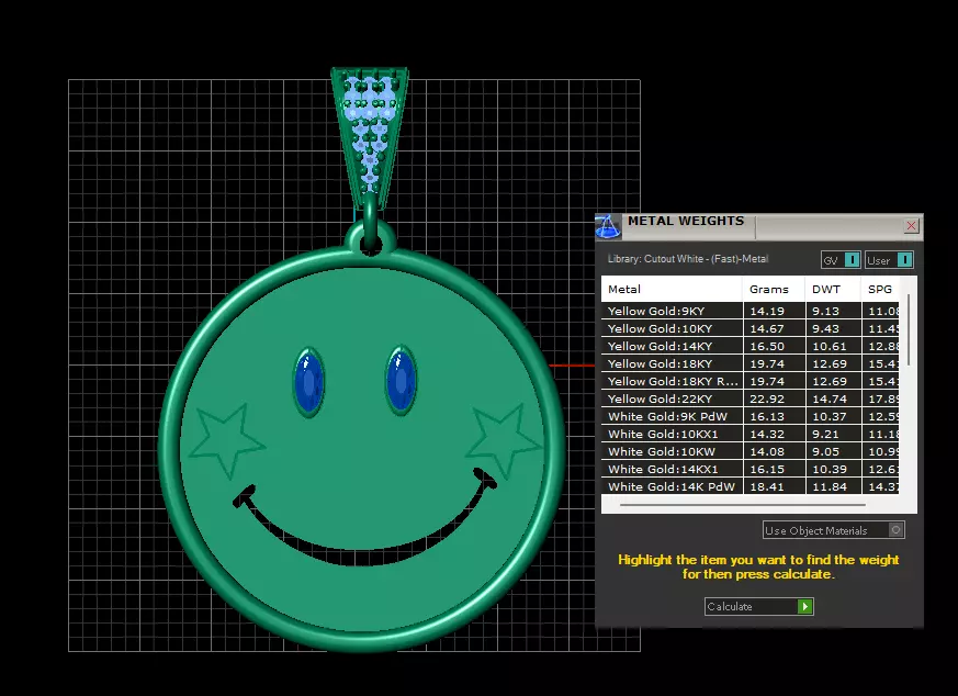EMOJI FACES PENDANT 3D print model_6