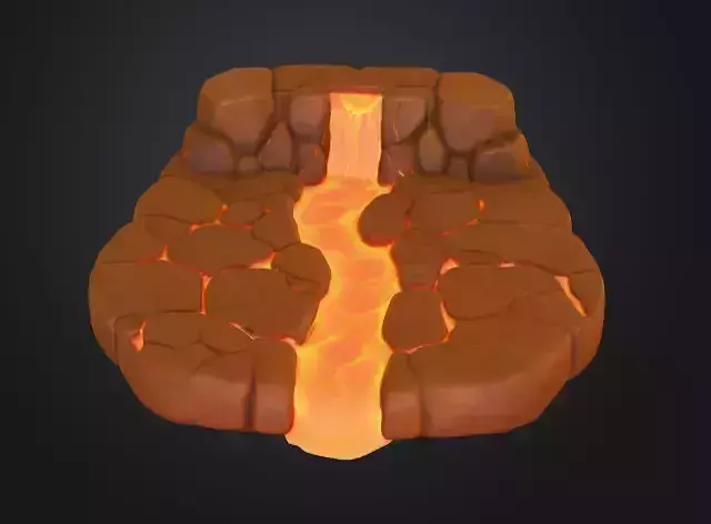 Lava Flow Plateau Texture