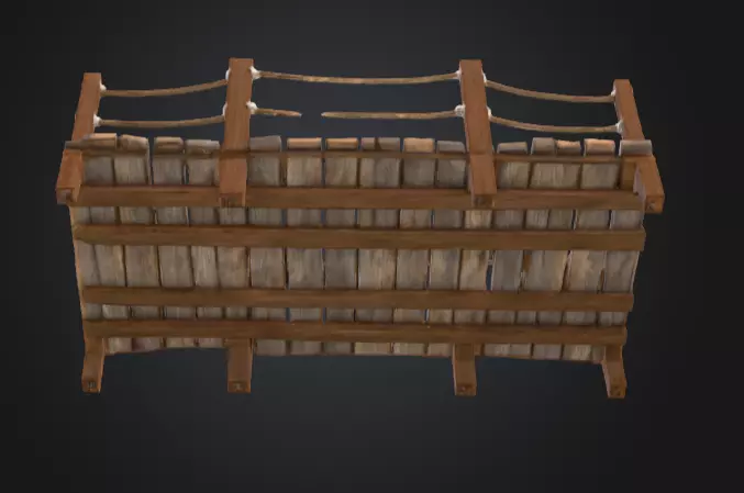 Realistic Wooden Plank Bridge Texture_8