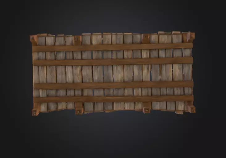 Realistic Wooden Plank Bridge Texture_11