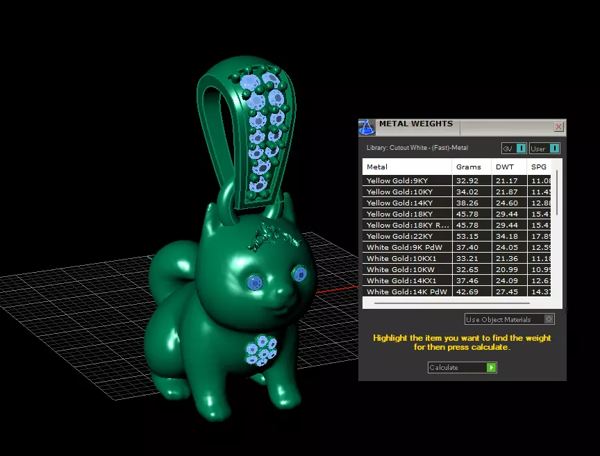 Dog Pendant 3D model 3D print model_6