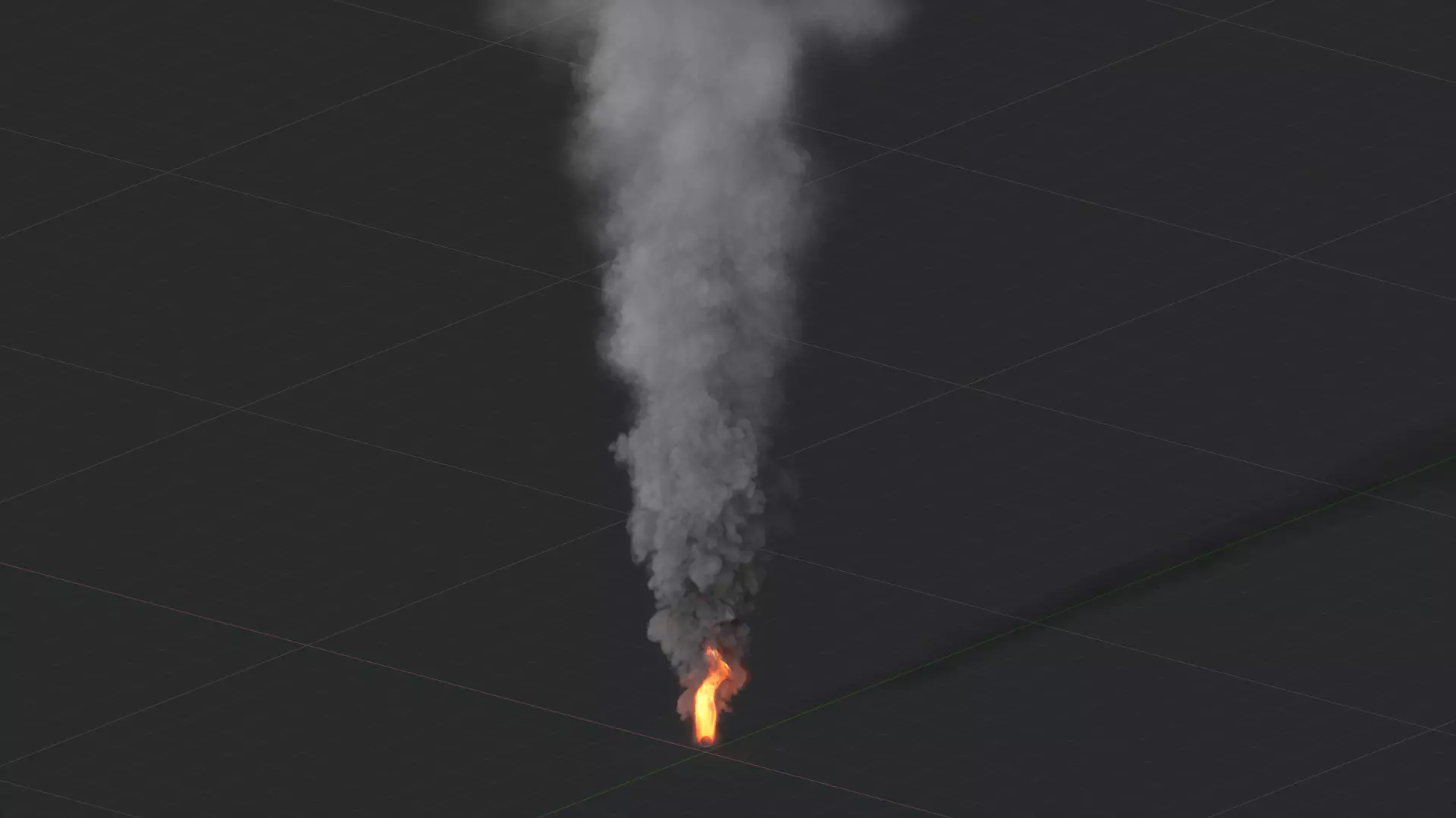 3D Big Fire Animation 3D model_27
