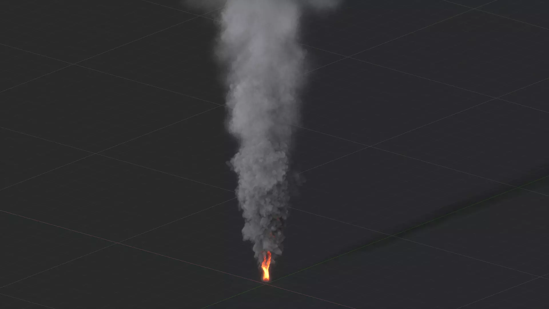 3D Big Fire Animation 3D model_39