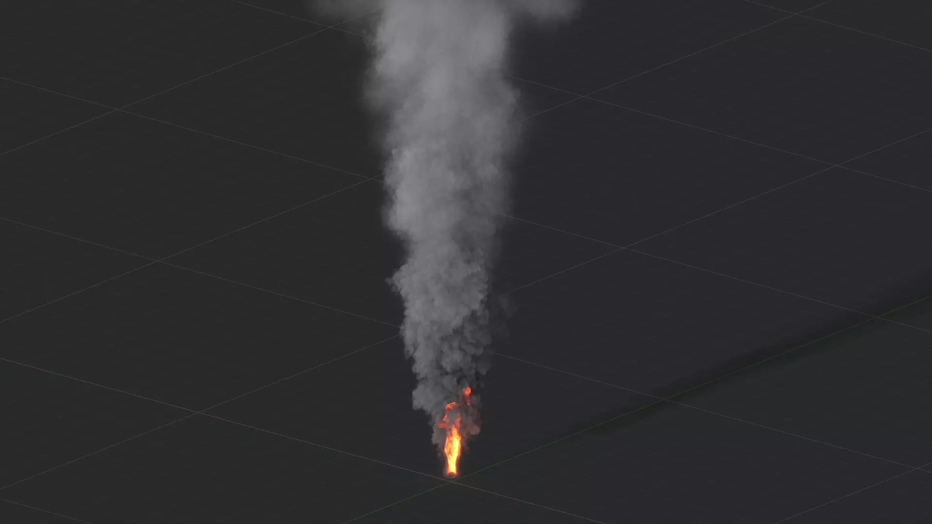 3D Big Fire Animation 3D model_35