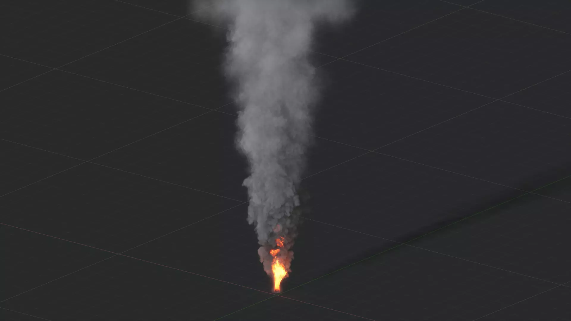 3D Big Fire Animation 3D model_11
