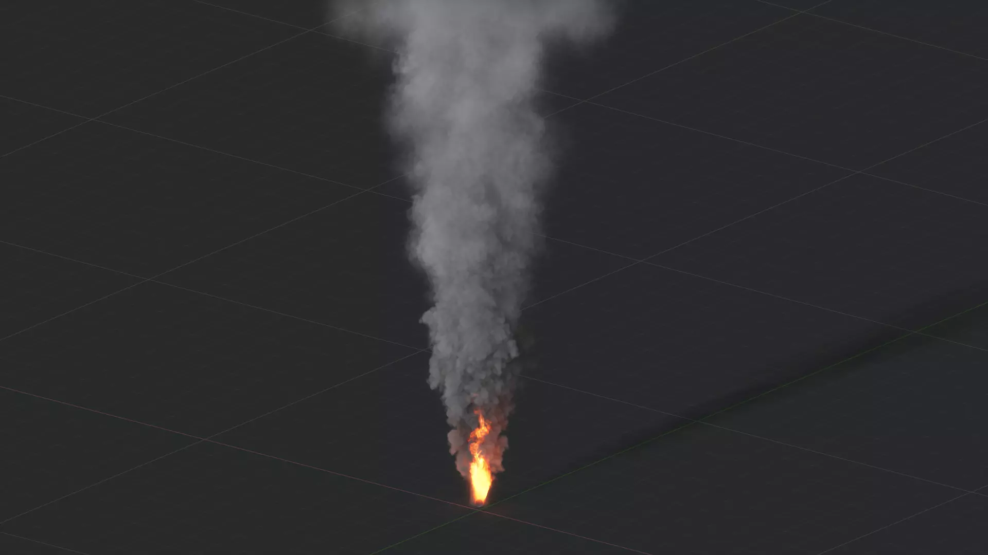 3D Big Fire Animation 3D model_9
