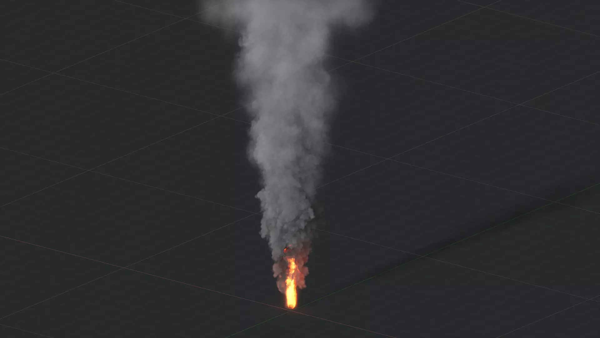3D Big Fire Animation 3D model_7