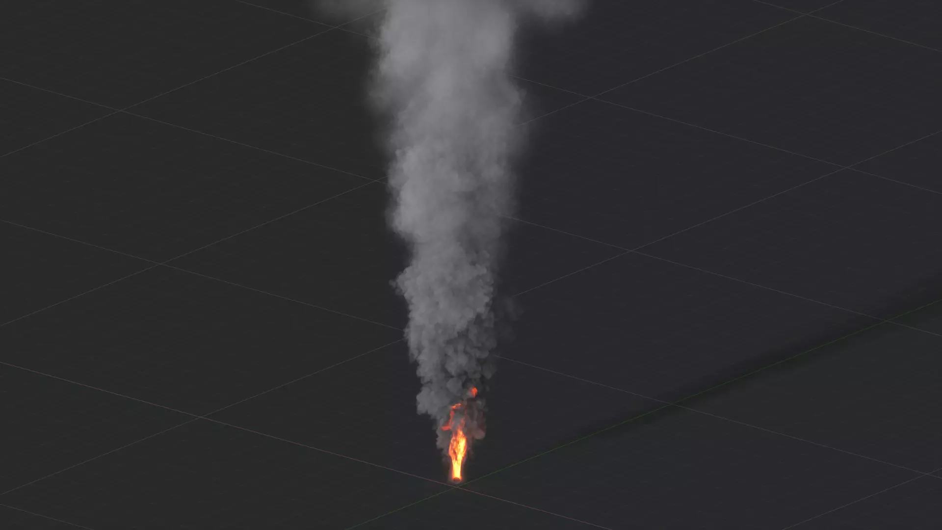 3D Big Fire Animation 3D model_34