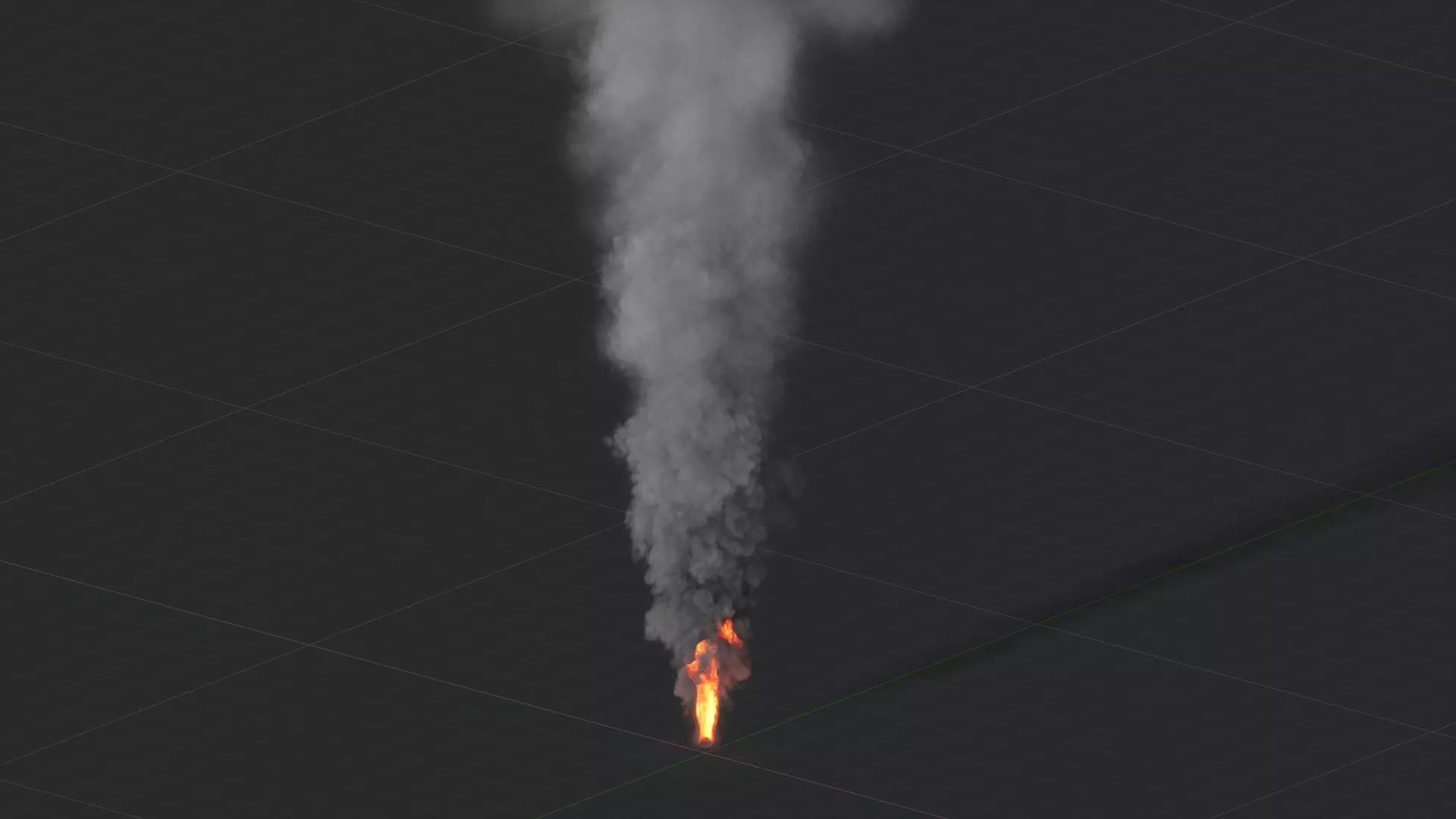 3D Big Fire Animation 3D model_17