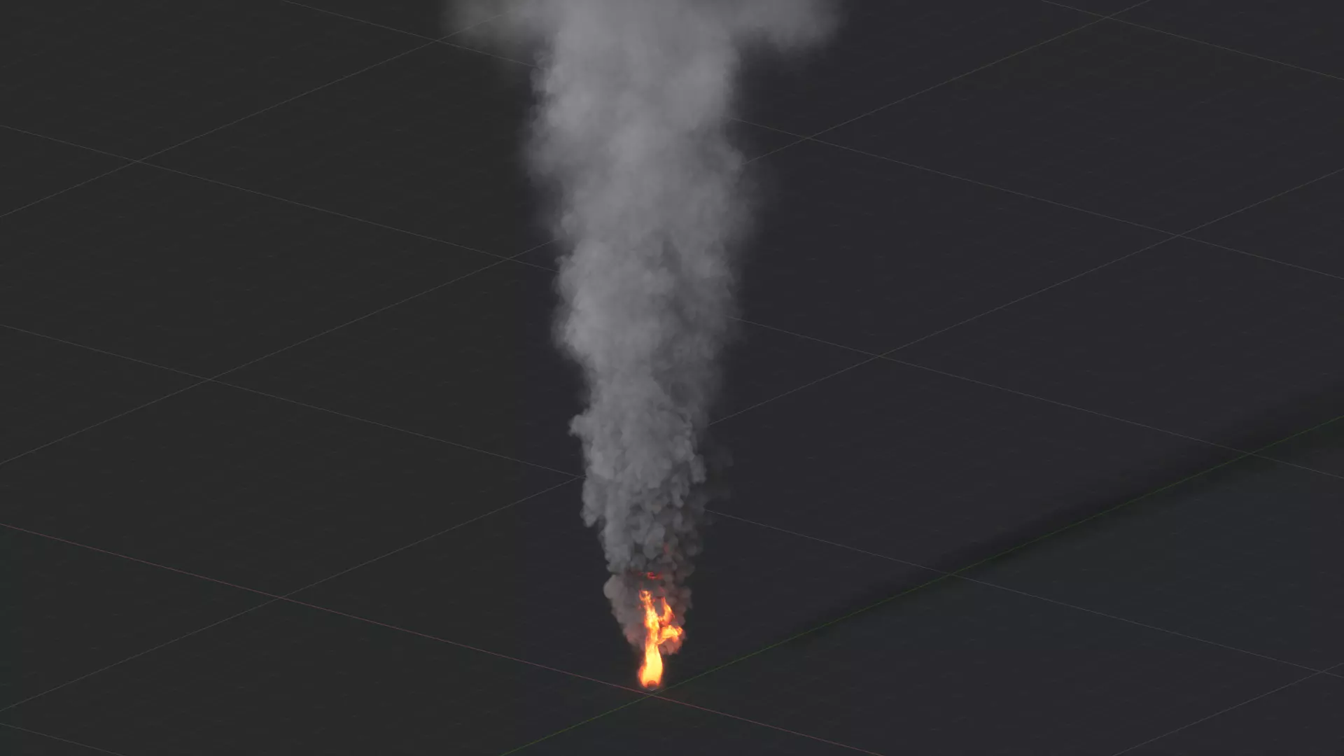 3D Big Fire Animation 3D model_16