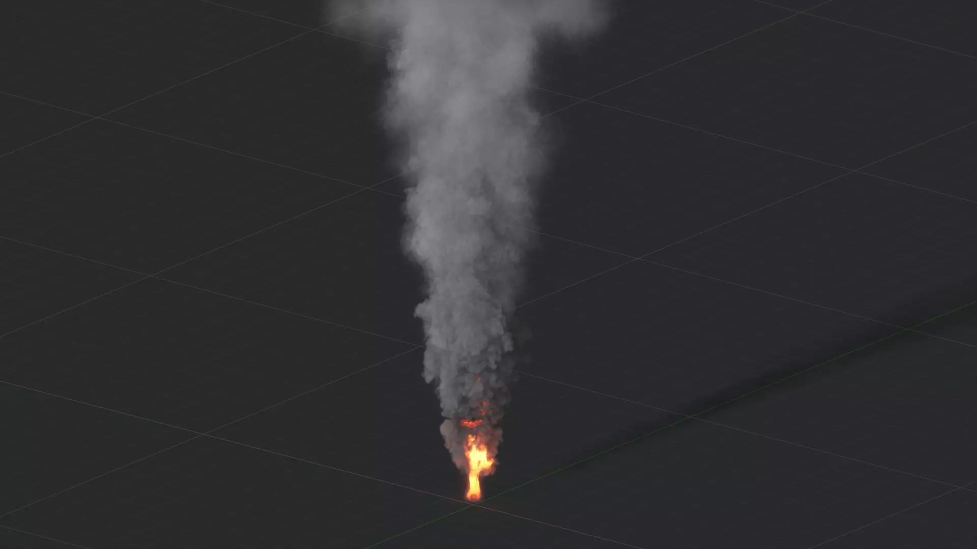3D Big Fire Animation 3D model_15