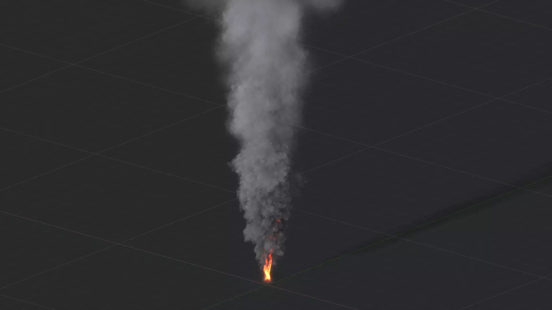 3D Big Fire Animation 3D model_37