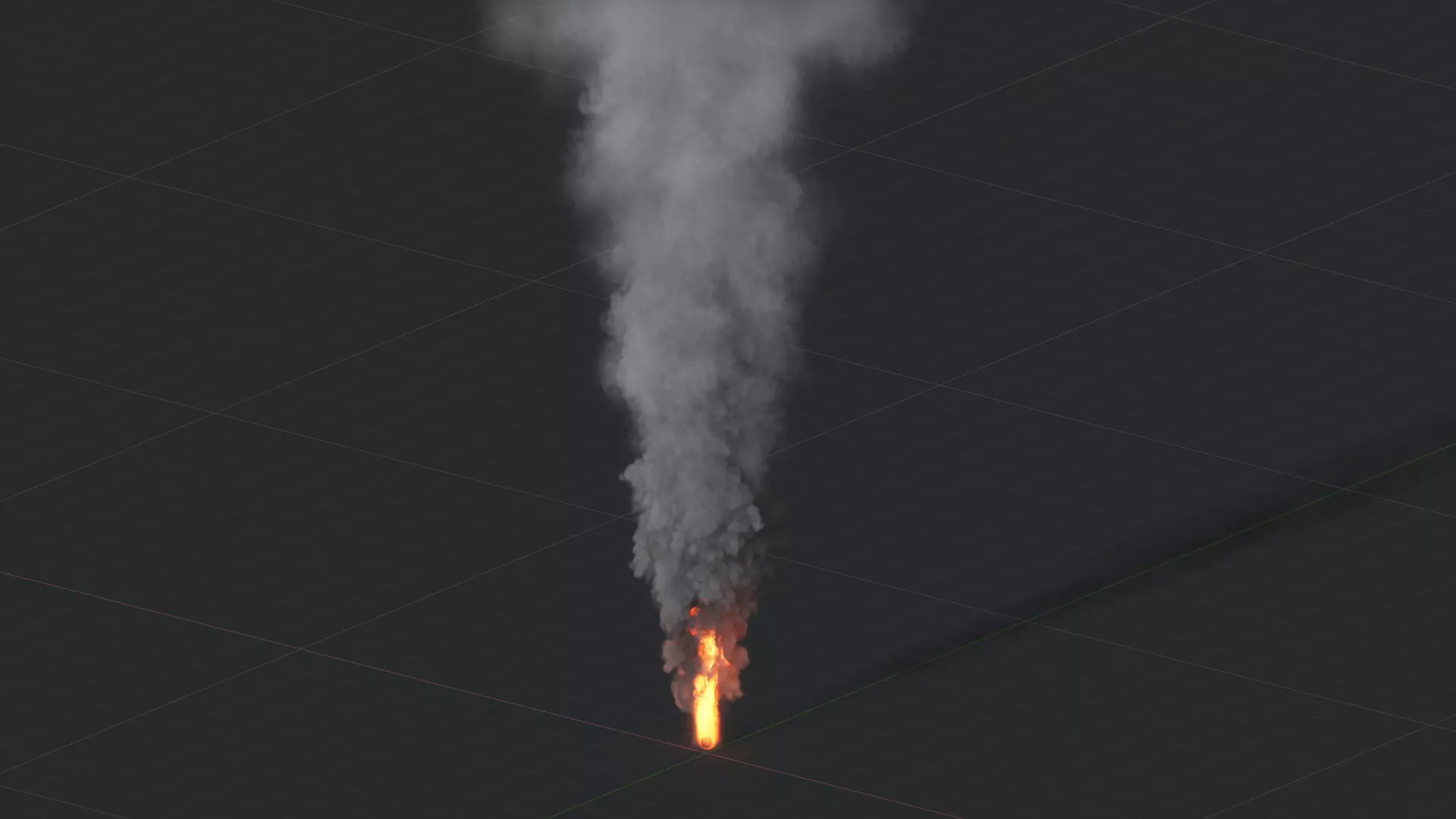 3D Big Fire Animation 3D model_5