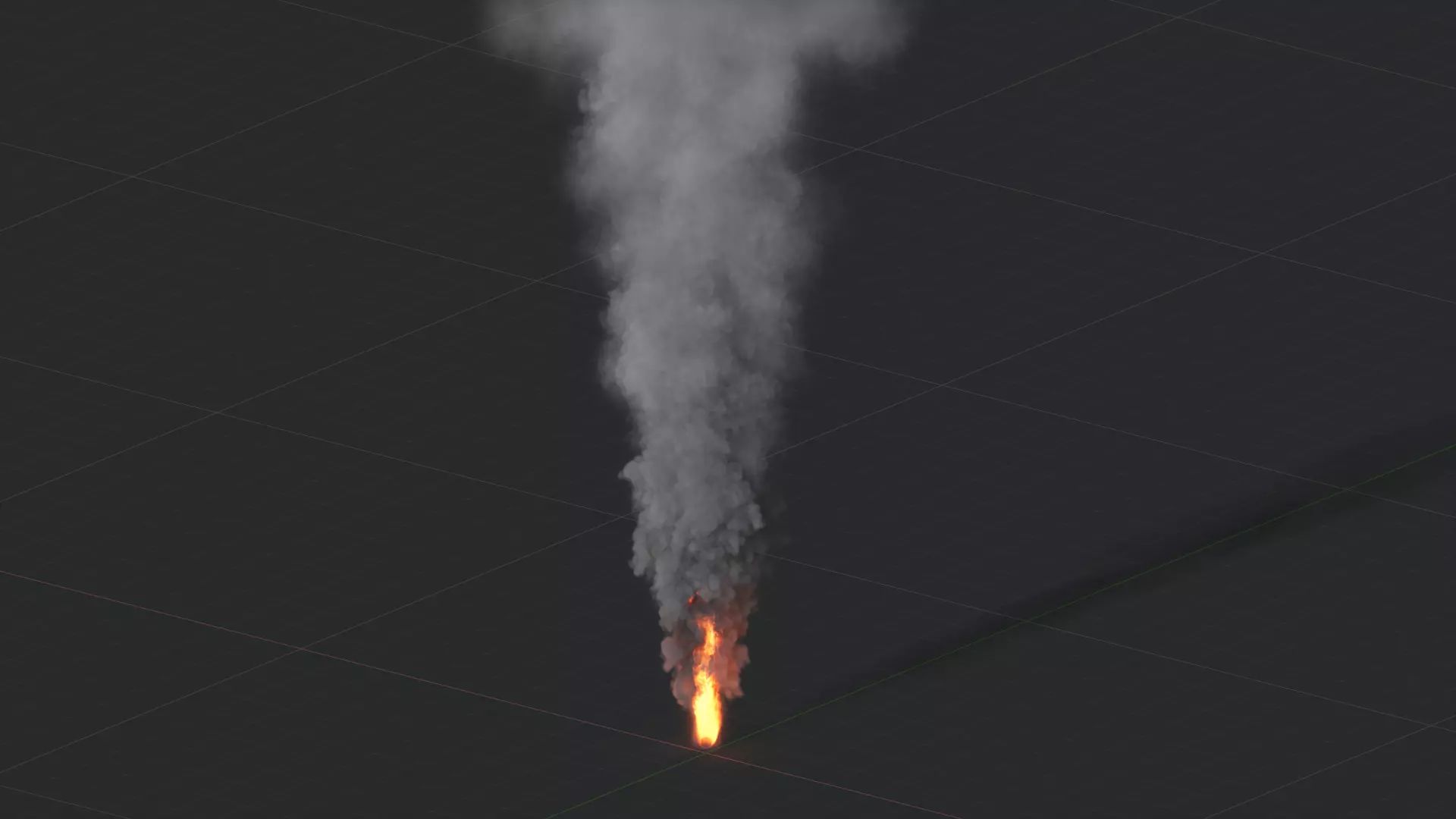 3D Big Fire Animation 3D model_6