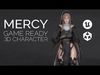 Sister Mercy - Dark Nun - Game Ready Low-poly 3D model_1