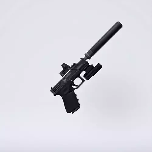 G17 Tactical Pistol for G8F 3D model