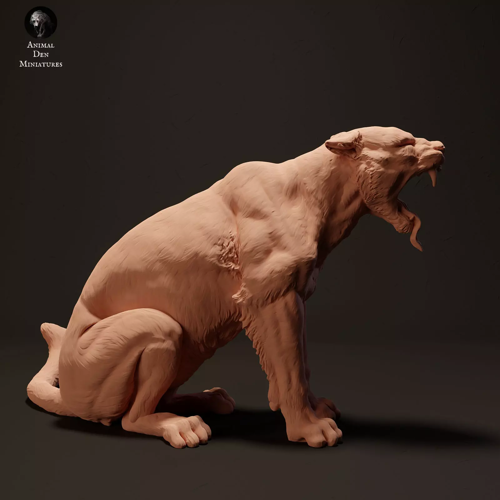 Jaguar Yawn  3D print model_2