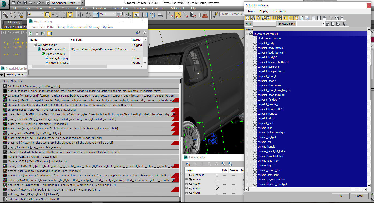 Toyota Proace Van 2016 3D model_20
