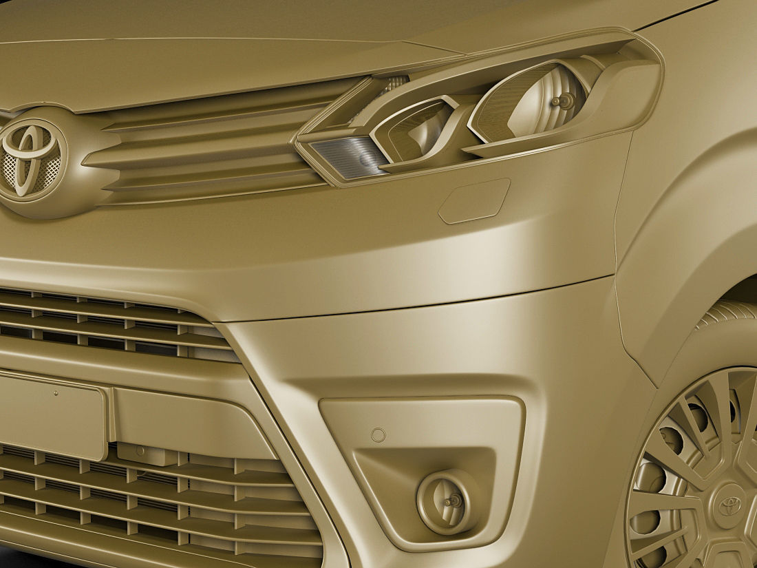 Toyota Proace Van 2016 3D model_16