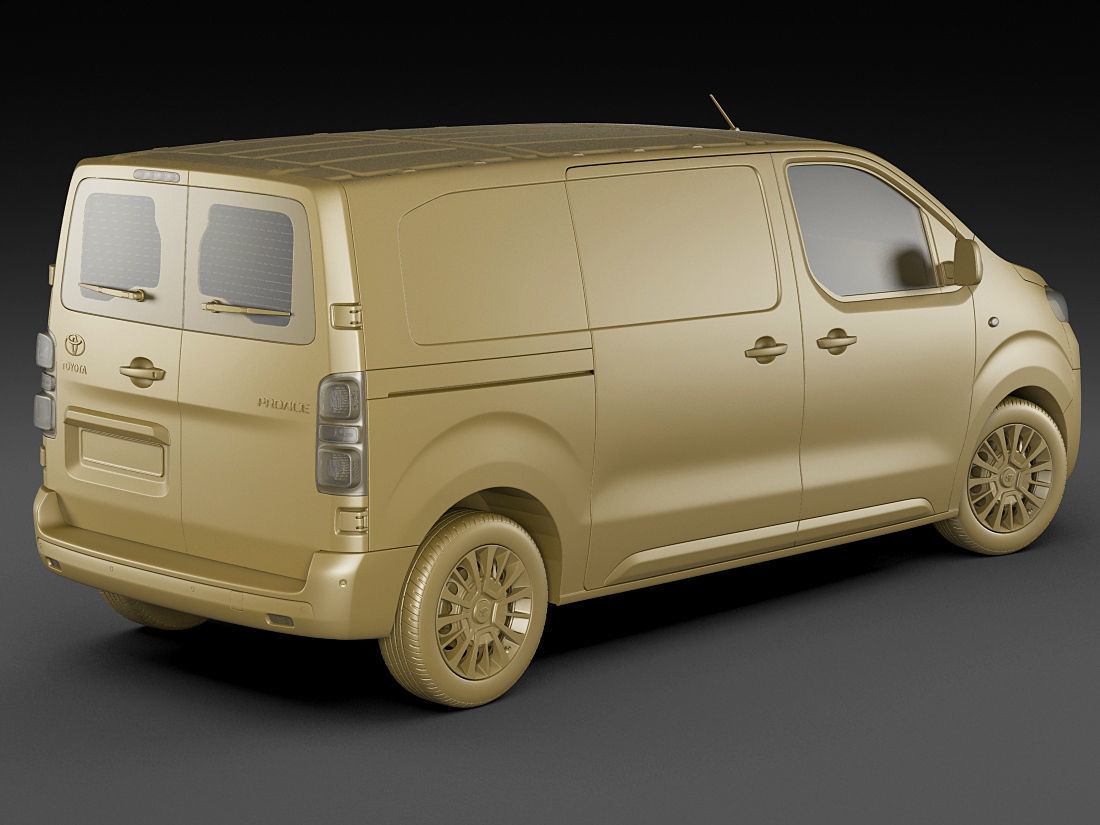 Toyota Proace Van 2016 3D model_15