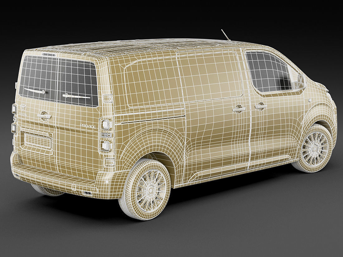 Toyota Proace Van 2016 3D model_19