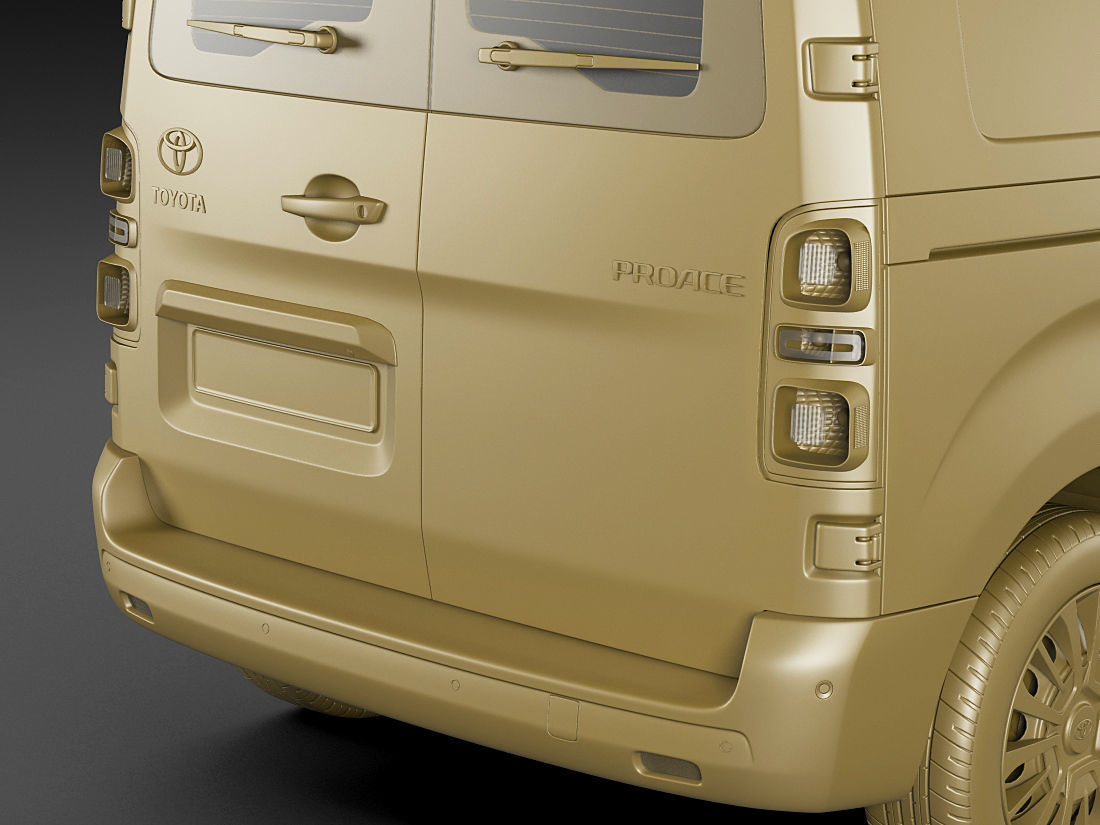 Toyota Proace Van 2016 3D model_17