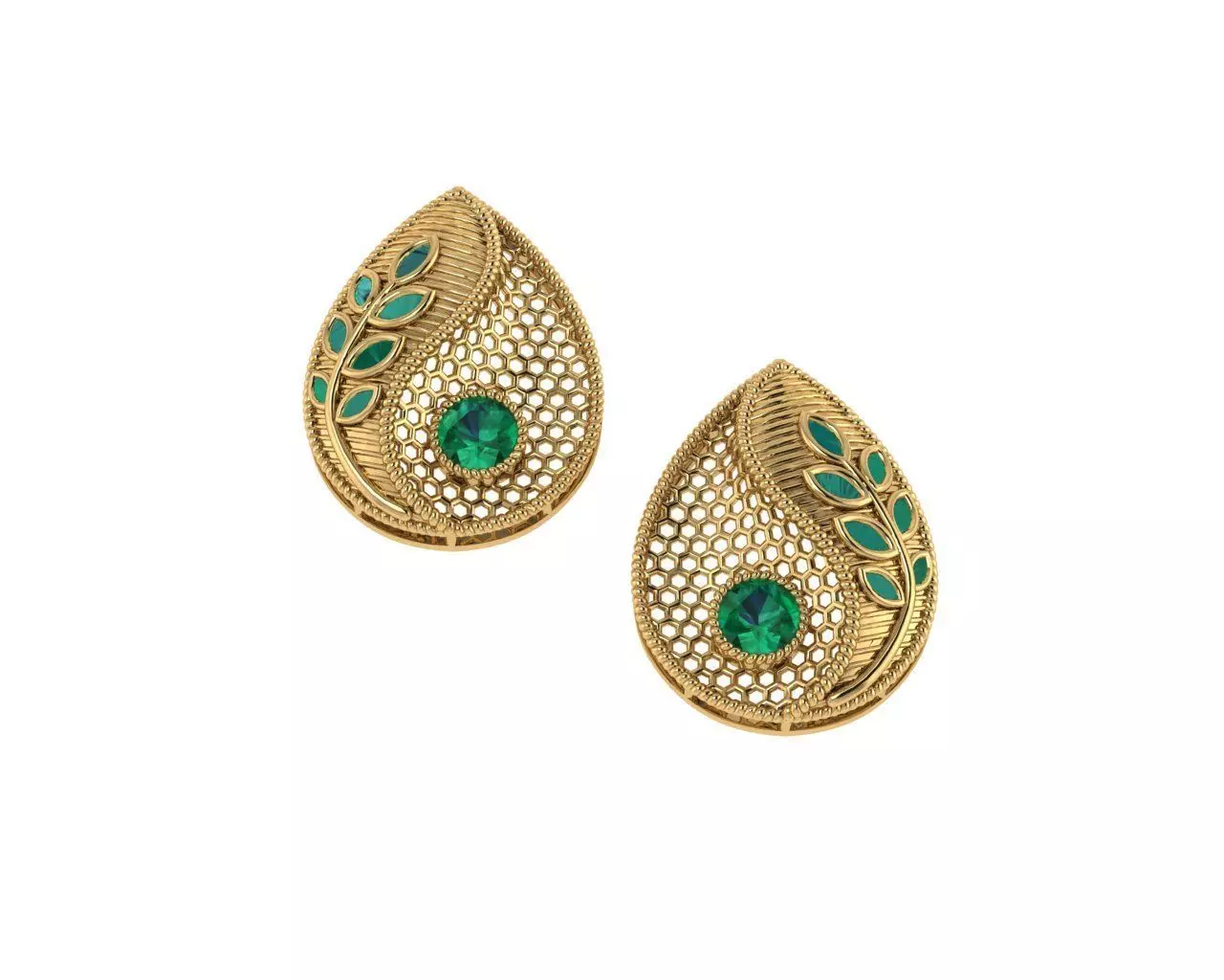 Earrings 3D print model