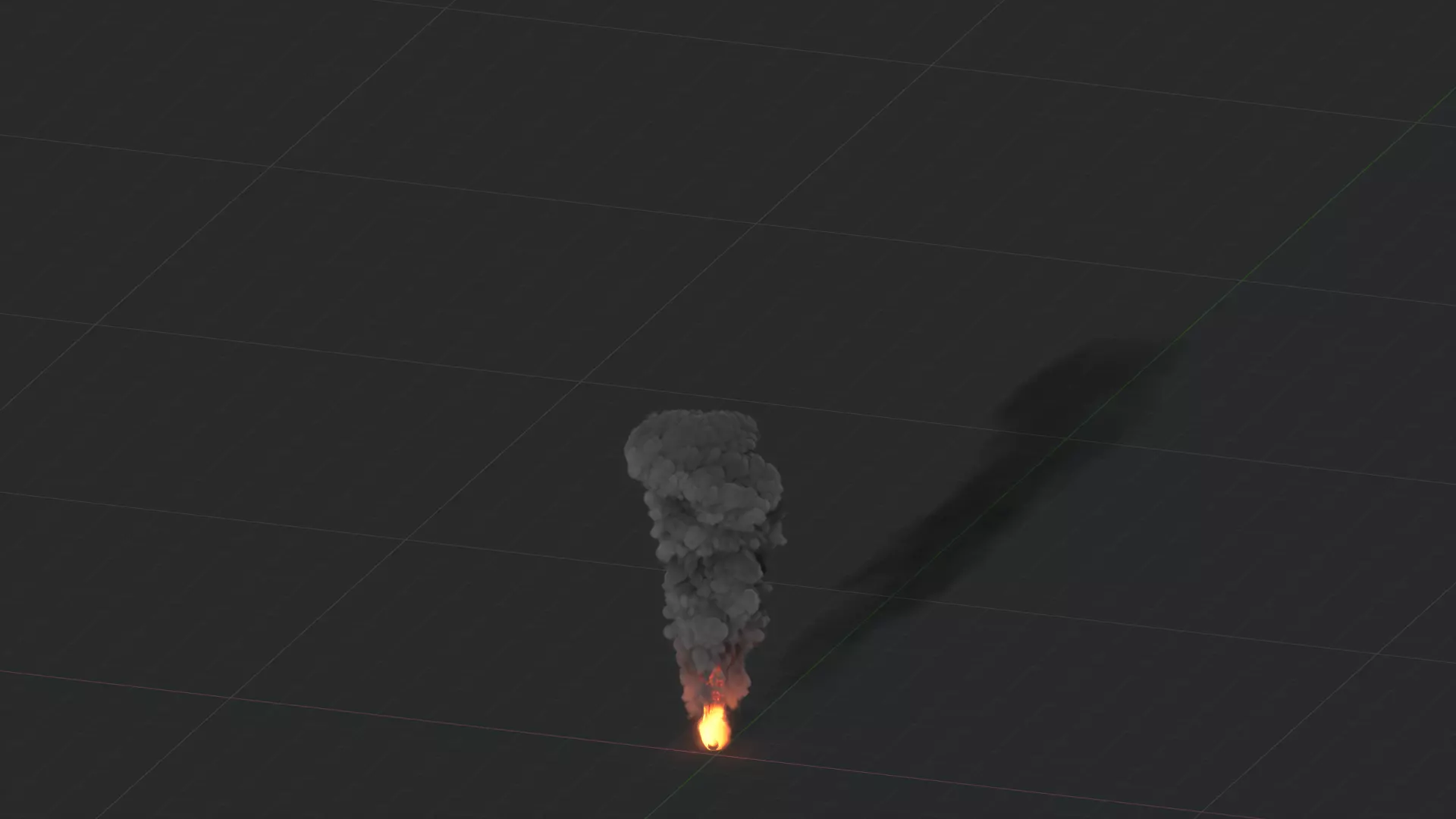 3D Fire and Smoke Animation 3D model_4