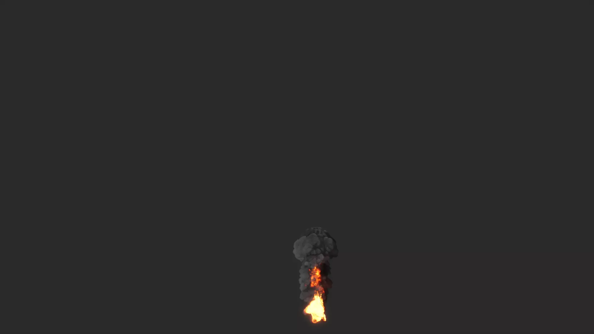 3D Fire and Smoke Animation 3D model_2