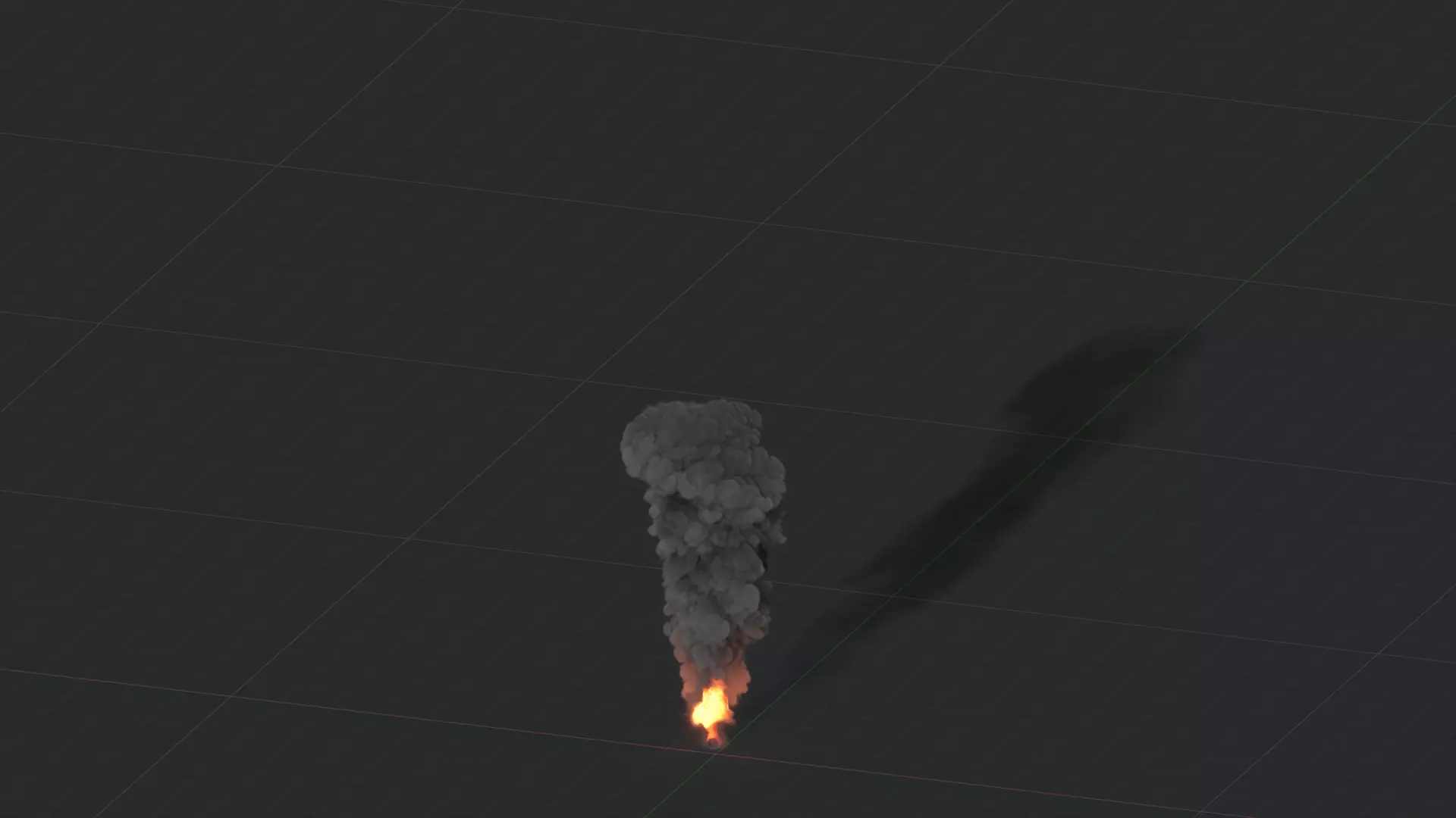 3D Fire and Smoke Animation 3D model_51