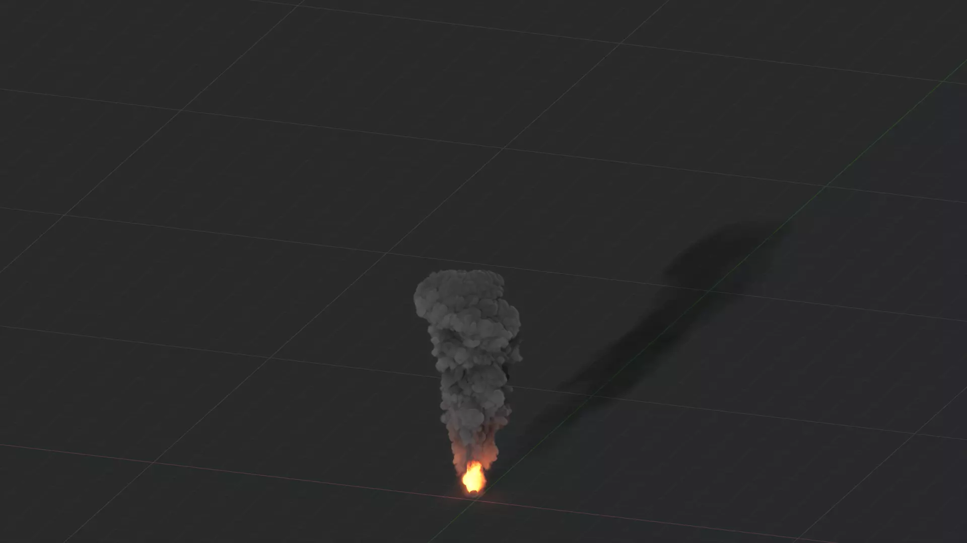 3D Fire and Smoke Animation 3D model_45