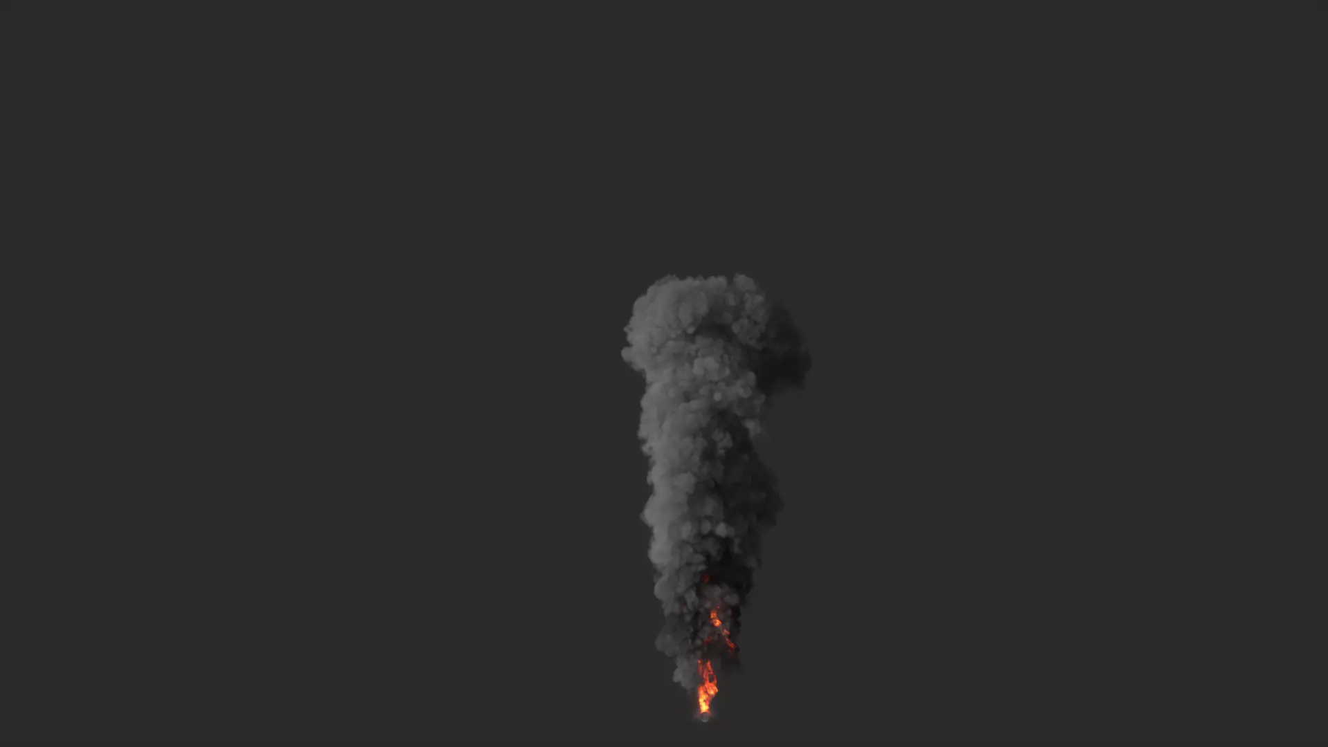 3D Fire and Smoke Animation 3D model_6