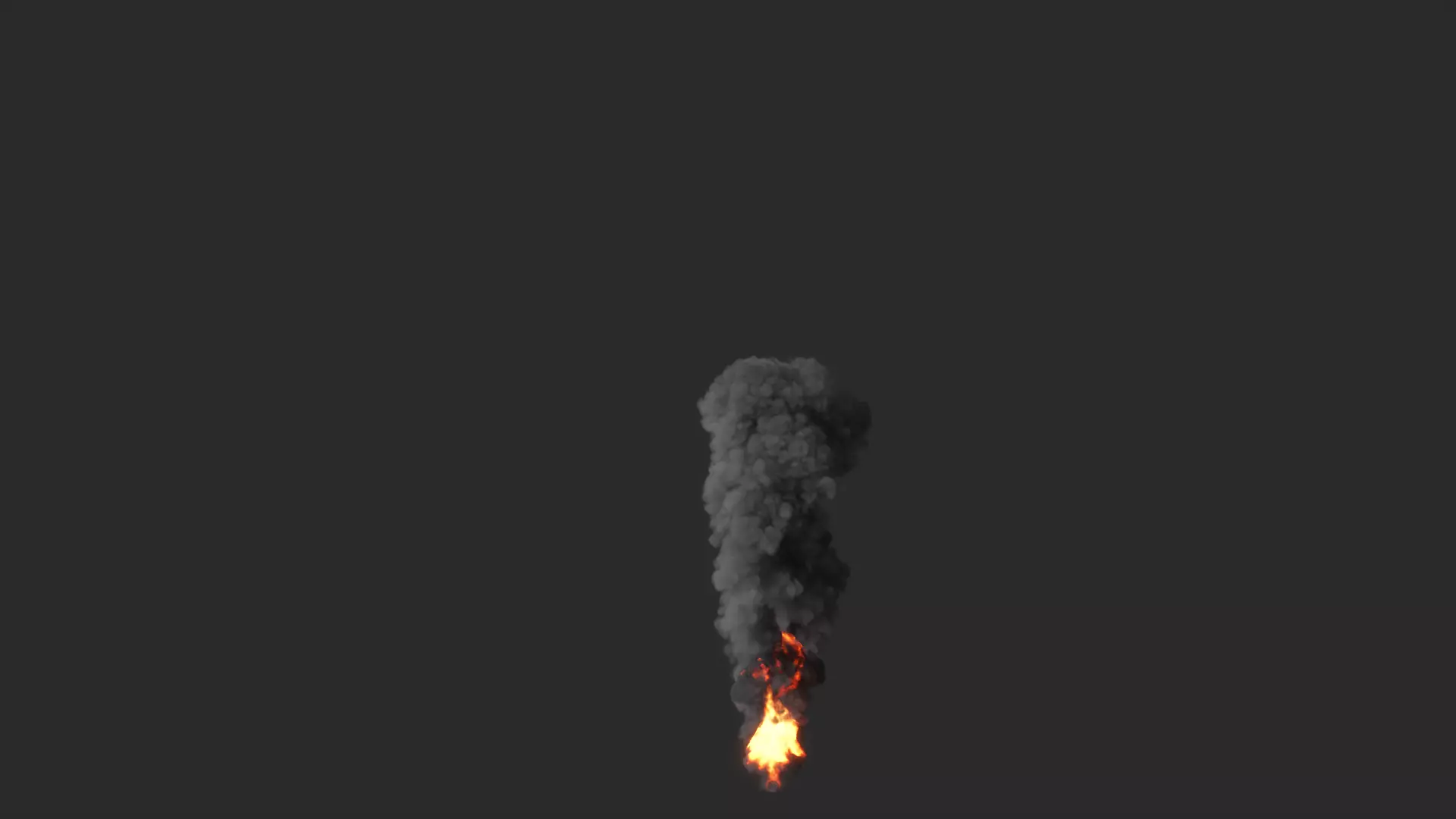 3D Fire and Smoke Animation 3D model_5