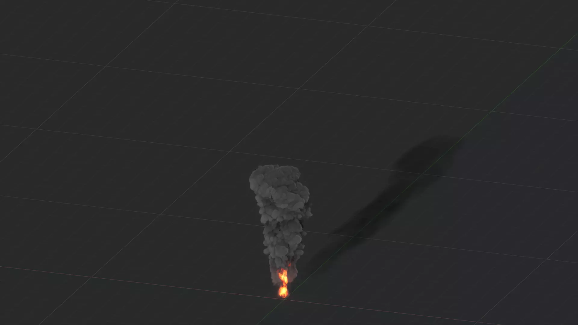 3D Fire and Smoke Animation 3D model_55