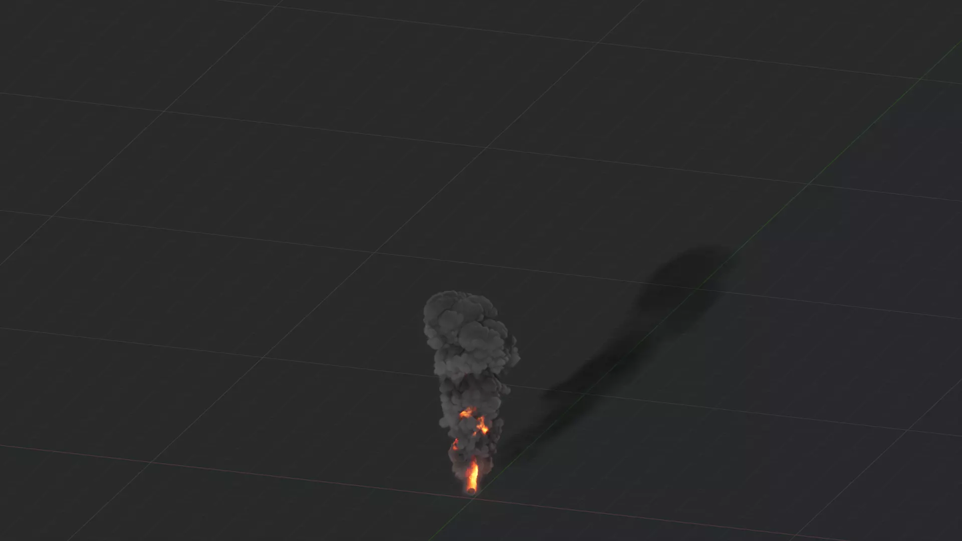 3D Fire and Smoke Animation 3D model_9